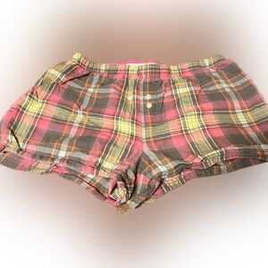 Plaid Lounge Shorts